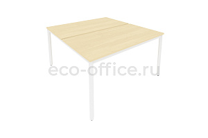 Рабочая станция на металлокаркасе SLIM SYSTEM С.СП-5.3 Клён / Белый металл фото