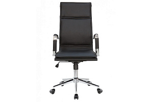Кресло руководителя RV Chair HUGO 6003-1SE Чёрная экокожа фото