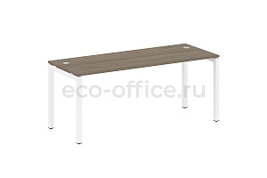 Стол письменный METAL SYSTEM QUATTRO 5x5 50БП.СП-5 Вяз Благородный / Белый металл фото