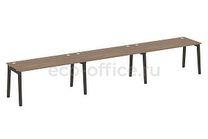 Рабочая станция на 3 рабочих места ONIX WOOD OW.RS-3.4.7 Дуб Аризона / Дуб Тёмный фото