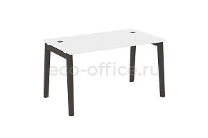 Стол рабочий руководителя ONIX WOOD DIRECT OW.SRR-3.8 Белый Бриллиант / Дуб Тёмный фото