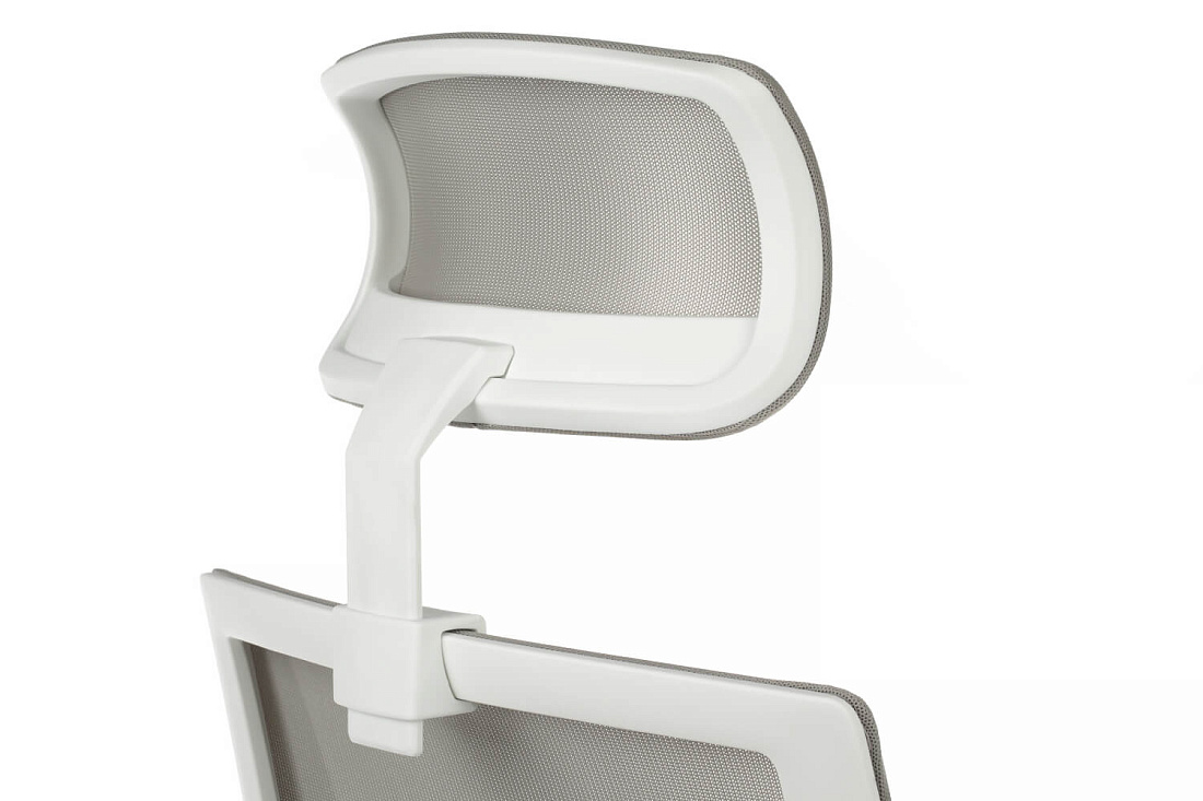 кресло rv chair mint 1029hw серая сетка / серая ткань фото