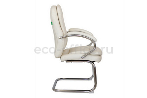 Конференц-кресло RV Chair FAIT 9024-4 Бежевая экокожа фото
