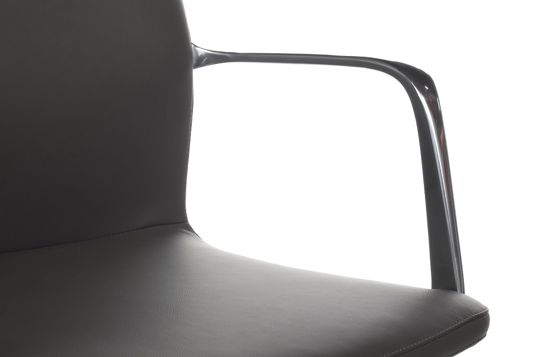 Кресло руководителя RV Design PLAZA FK004-A13 Антрацит кожа  стоимость