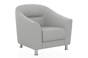 Кресло РАЙТ экокожа Euroline 985 Серый фото