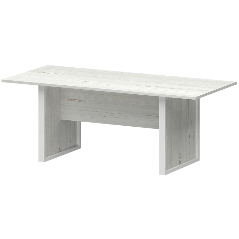 стол  заседаний protech нтм-200.90 сосна винтер/белый фото