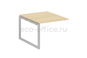 Проходной наборный элемент переговорного стола METAL SYSTEM QUATTRO 5x5 50БО.ППРГ-1 Акация Лорка / Серый металл фото