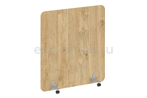 Перегородка на металлических опорах, на роликах R-LINE DP.R-140-150 Тиквуд Светлый фото