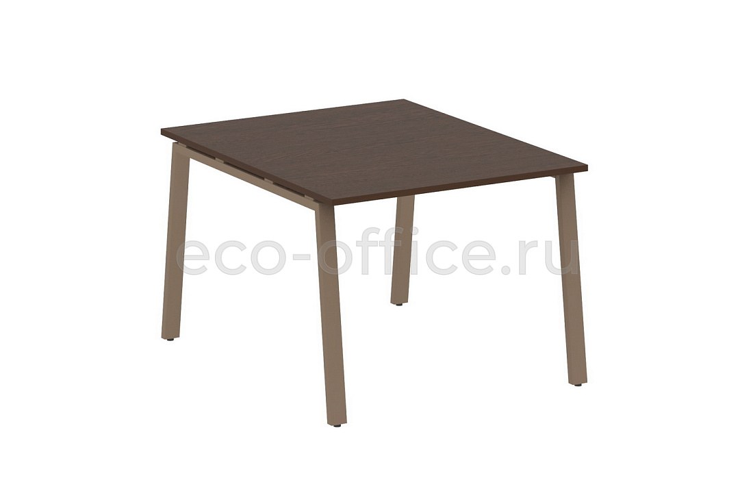 Стол переговорный (1 столешница) METAL SYSTEM STYLE БА.ПРГ-1.1 Венге Цаво / Мокко металл  стоимость