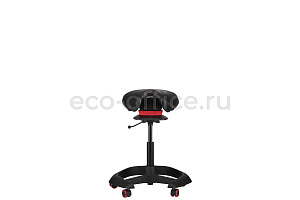 Динамическое кресло-седло ECO-CHAIR MT Fit Чёрная экокожа фото