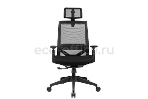 Кресло эргономичное ECO-CHAIR М3 Light Чёрная сетка / Чёрная ткань фото