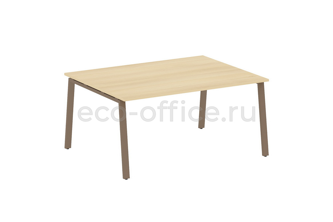 Стол переговорный (1 столешница) METAL SYSTEM STYLE БА.ПРГ-1.4 Акация Лорка / Мокко металл  стоимость