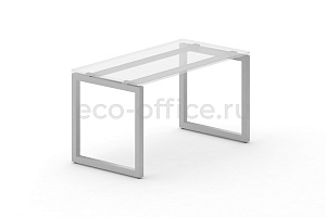 Металлокаркас на O-образных опорах 50x50 для стола 1000*720 Серый металл фото