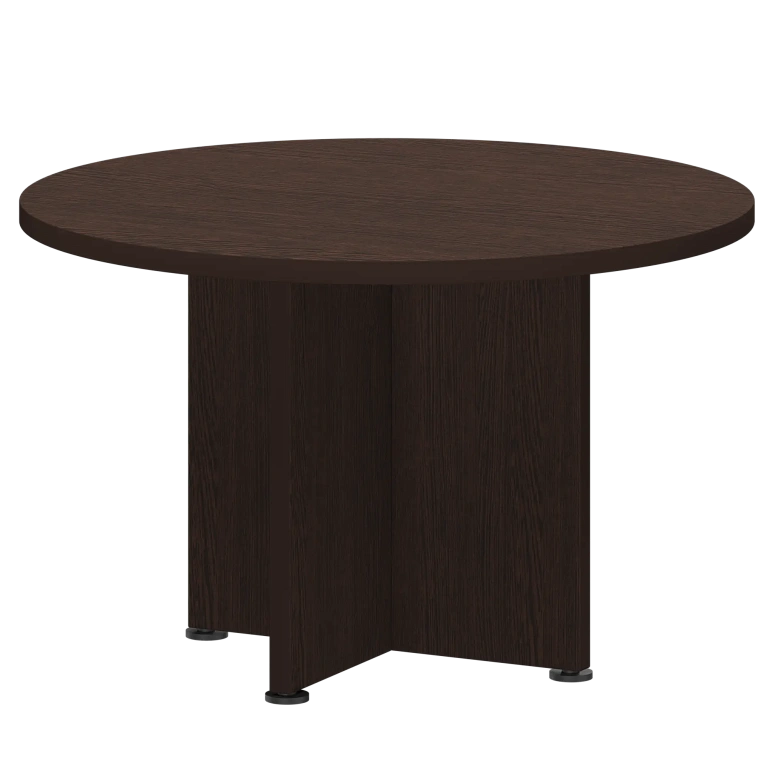 стол для переговоров круглый protech к-964 дуб венге фото