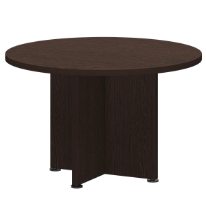 Стол для переговоров круглый Protech К-964 Дуб венге фото