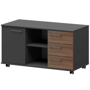 Креденция правая Protech KZT-62R Темный шимо/Графит фото