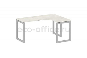 Стол криволинейный правый METAL SYSTEM QUATTRO 5x5 50БО.СА-4 Пр Дуб Наварра / Серый металл фото