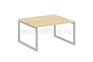 Стол переговорный (1 столешница) METAL SYSTEM QUATTRO 5x5 50БО.ПРГ-1.3 Акация Лорка / Серый металл фото