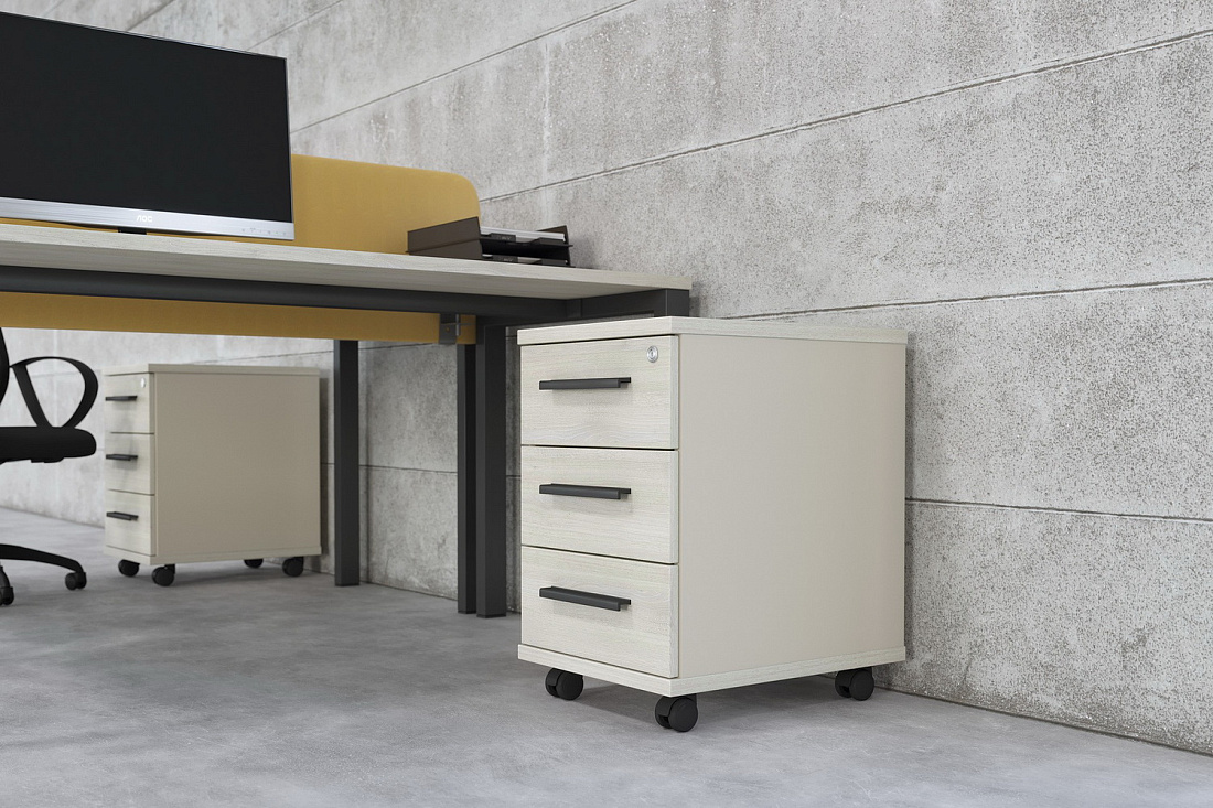 мебель для персонала new line дуб шамони светлый фото