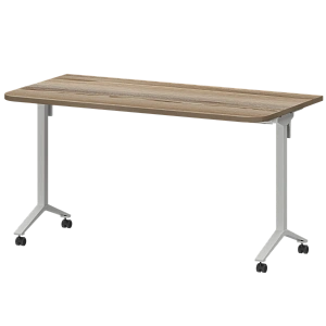 Стол мобильный складной радиусный Protech МБ25-140.70Р Дуб сафари/Белый фото