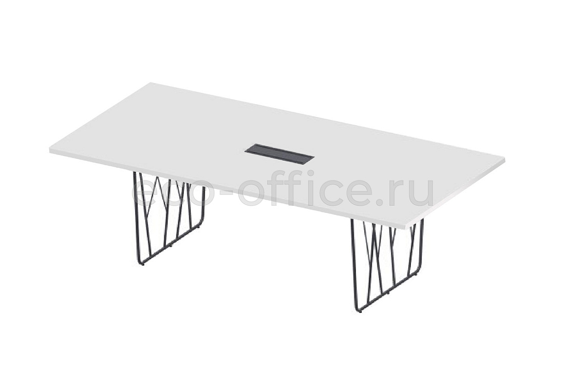 Стол для переговоров DECK MEETING DKR2412 Белый / Антрацит купить в Москве