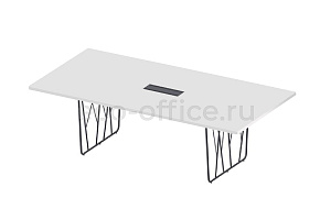 Стол для переговоров DECK MEETING DKR2412 Белый / Антрацит фото