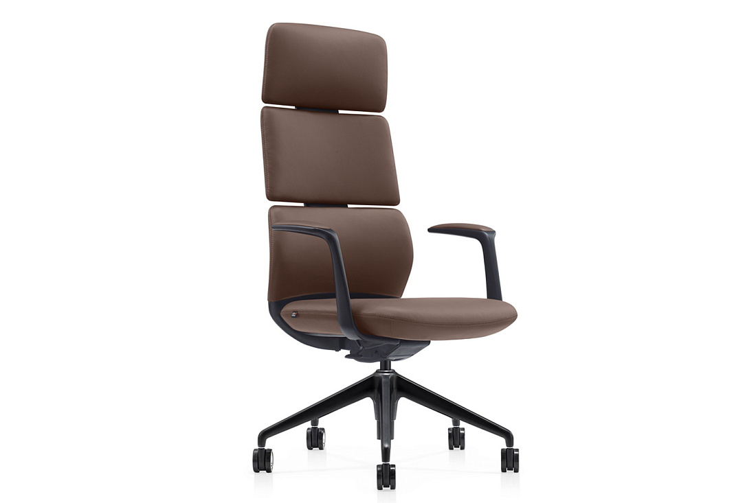кресло руководителя rv design venetto fk013-a12 коричневая кожа фото