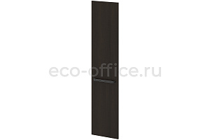 Дверь высокая левая GRACE L-033 L Дуб Линдберг тёмный фото