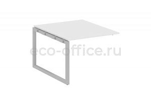 Проходной наборный элемент переговорного стола METAL SYSTEM QUATTRO 5x5 50БО.ППРГ-1 Белый / Серый металл фото