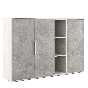 Шкаф средний 3 створки, с нишей B-tone BTN36152231 фото