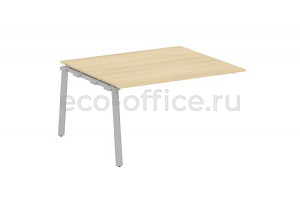 Проходной наборный элемент переговорного стола METAL SYSTEM STYLE БА.ППРГ-3 Акация Лорка / Серый металл фото