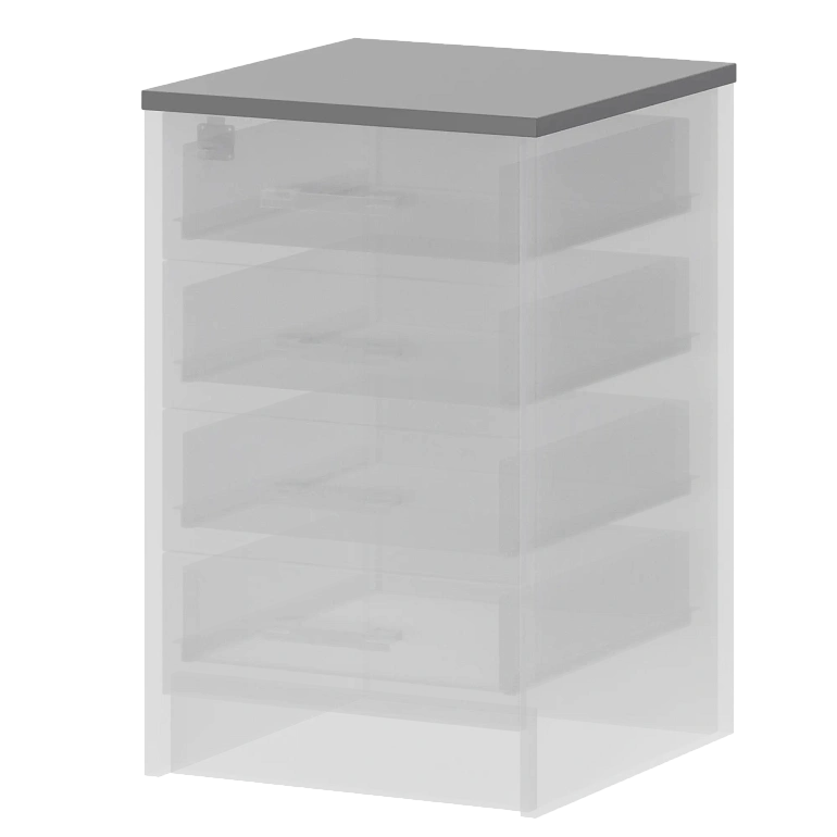 крышка к приставным тумбам protech а-705 серый фото