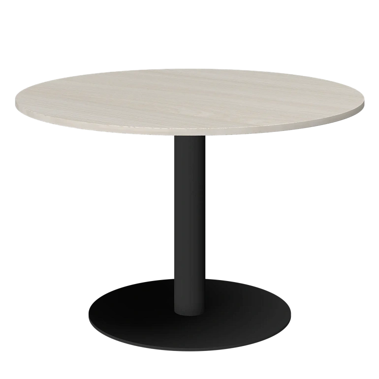 стол круглый protech ам-д120 ясень шимо/антрацит фото