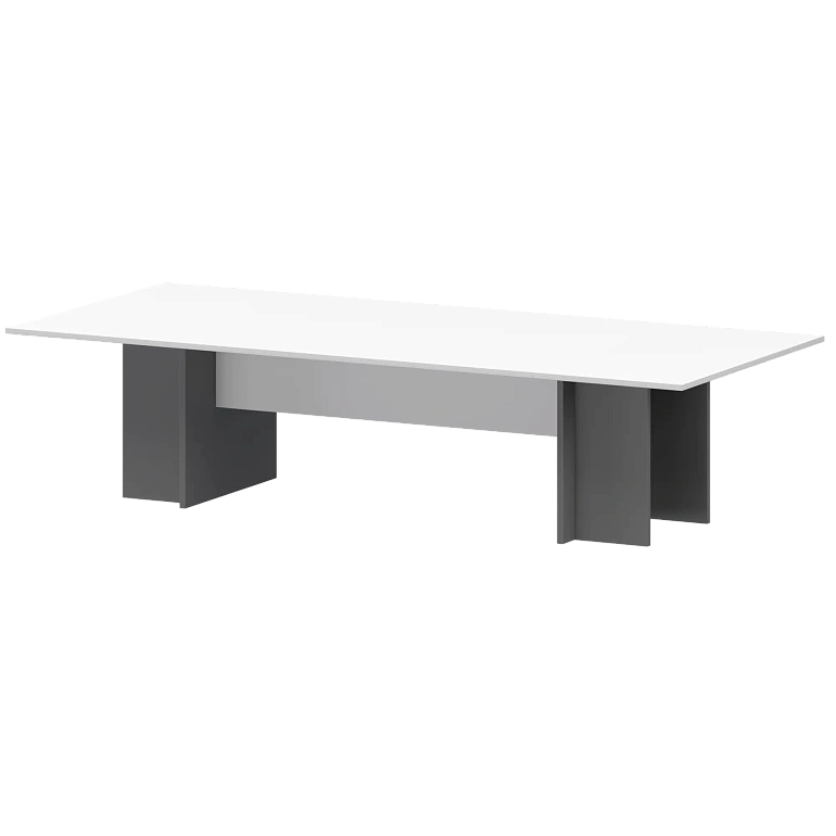 стол переговорный тип1 protech смсп25-12.123 графит/белый фото