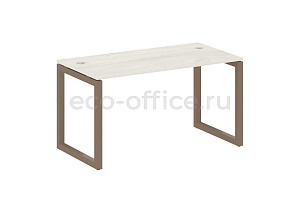 Стол письменный METAL SYSTEM QUATTRO 5x5 50БО.СП-3 Дуб Наварра / Мокко металл фото