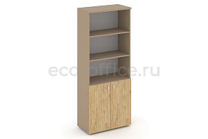 Шкаф высокий широкий ESTETICA ES.ST-1.1 Латте / Тиквуд Светлый фото