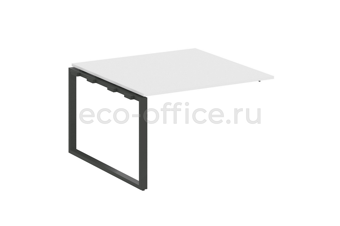 Проходной наборный элемент переговорного стола METAL SYSTEM STYLE БО.ППРГ-2 Белый / Антрацит металл  стоимость