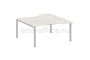 Рабочая станция криволинейная METAL SYSTEM STYLE БП.РАС-СА-2.1 Дуб Наварра / Серый металл фото