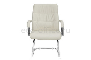 Конференц-кресло RV Chair ATOM 9249-4 Бежевая экокожа фото