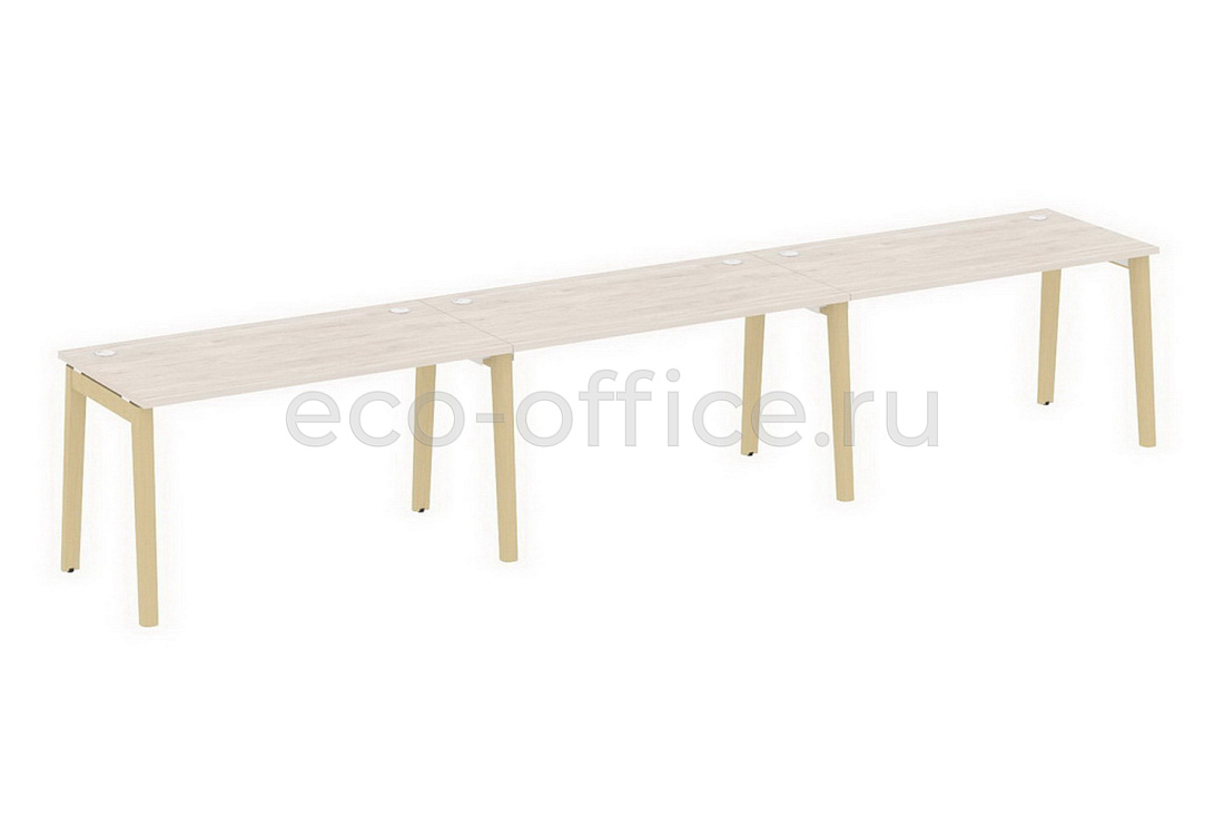 Рабочая станция на 3 рабочих места ONIX WOOD OW.RS-3.3.7 Денвер Светлый / Дуб Светлый  стоимость