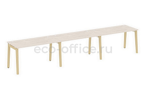 Рабочая станция на 3 рабочих места ONIX WOOD OW.RS-3.3.7 Денвер Светлый / Дуб Светлый фото