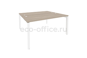Рабочая станция на П-образном м/к ONIX O.MP-D.RS-2.4.7 Дуб Аттик / Белый металл фото