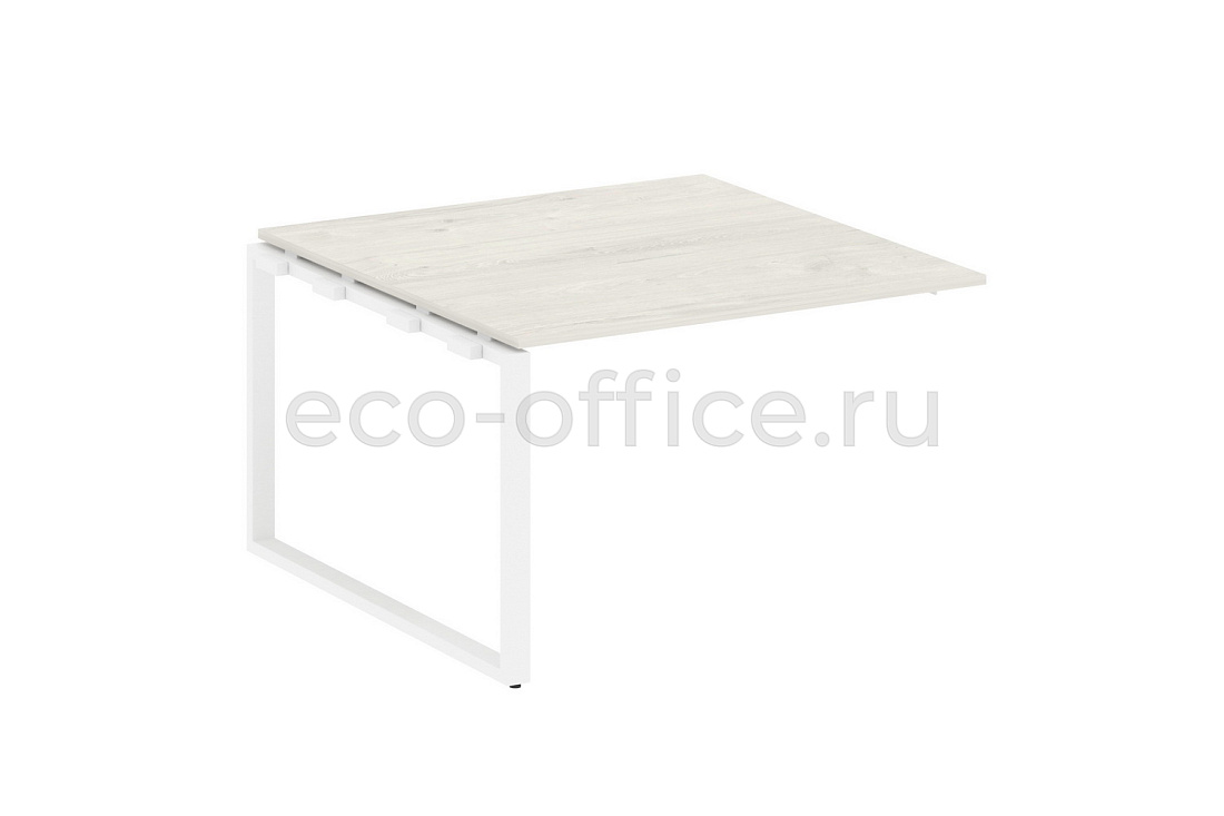 Проходной наборный элемент переговорного стола METAL SYSTEM STYLE БО.ППРГ-2 Дуб Наварра / Белый металл  стоимость
