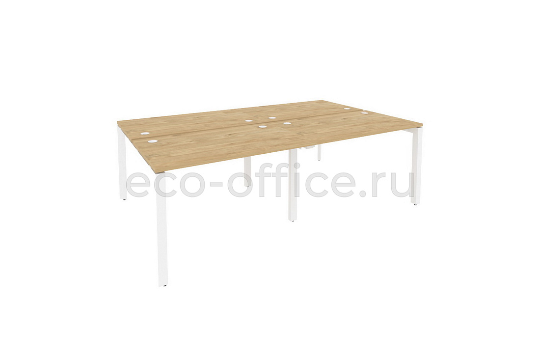 Рабочая станция на П-образном м/к ONIX O.MP-D.RS-4.2.7 Тиквуд Светлый / Белый металл  стоимость