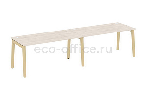 Рабочая станция на 2 рабочих места ONIX WOOD OW.RS-2.4.8 Денвер Светлый / Дуб Светлый фото