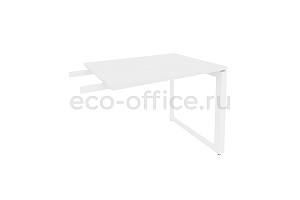 Брифинг-приставка на О-образном м/к ONIX DIRECT O.MO-BR-9 Белый Бриллиант / Белый металл фото