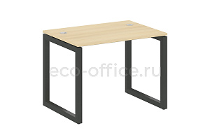 Стол письменный METAL SYSTEM QUATTRO 5x5 50БО.СП-1 Акация Лорка / Антрацит металл фото