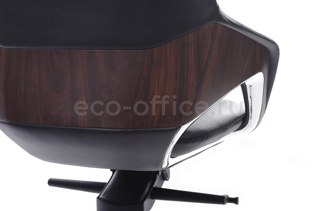 Кресло руководителя RV Design AURA FK005-A Чёрная кожа  стоимость