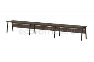 Линейный кластер на 3 рабочих места LAVANA STEEL T-153 Таксония Тёмная фото