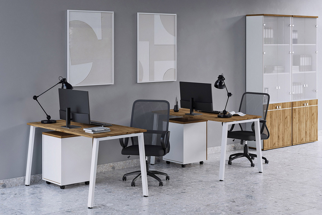 мебель для персонала tess дуб крафт золотой фото